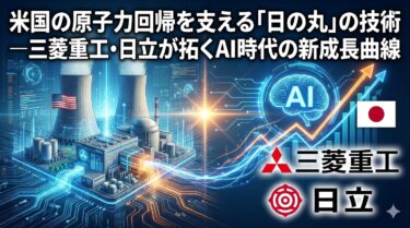 米国の原子力回帰を支える「日の丸」技術：三菱重工・日立が拓くAI時代の新戦略―原子力シリーズ②