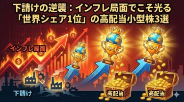 下請けの逆襲：インフレ局面でこそ光る「世界シェア1位」の高配当小型株3選