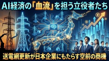 AI経済の「血流」を担う立役者たち：送電網更新が日本企業にもたらす空前の商機―原子力シリーズ③