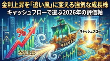 金利上昇を「追い風」に変える強気な成長株：キャッシュフローで選ぶ2026年の評価軸