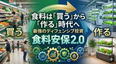 食料は「買う」から「作る」時代へ：最強のディフェンシブ投資「食料安保2.0」―アグリテックシリーズ①