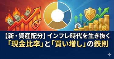 【新・資産配分】インフレ時代を生き抜く「現金比率」と「買い増し」の鉄則
