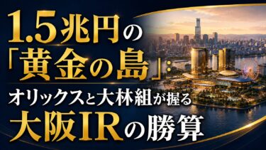 1.5兆円の「黄金の島」：オリックスと大林組が握る大阪IRの勝算―IR・カジノシリーズ①