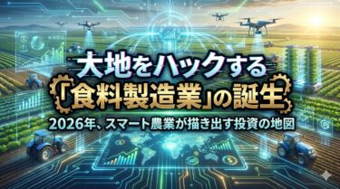 大地をハックする「食料製造業」の誕生：2026年、スマート農業が描き出す投資の地図―アグリテックシリーズ③