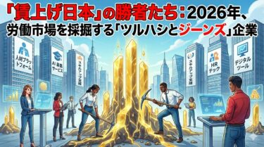 「賃上げ日本」の勝者たち：2026年、労働市場を採掘する「ツルハシとジーンズ」企業