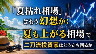 「夏枯れ相場」はもう幻想か：夏も上がる相場で二刀流投資家はどう立ち回るか